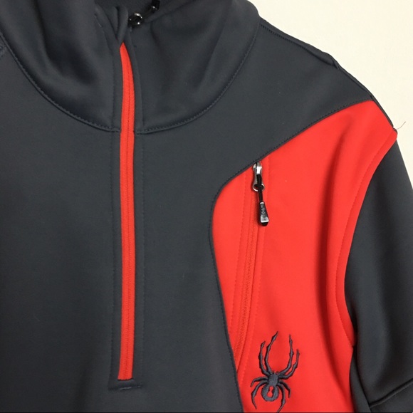 Spyder pullover jacket 1/4 zip - Picture 4 of 7